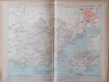 CARTE GEOGRAPHIQUE XIXEME DE