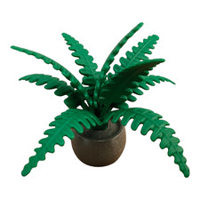 sympa  plante fougère  playmobil ( végétation , arbre  , foret , maison   ) 2687