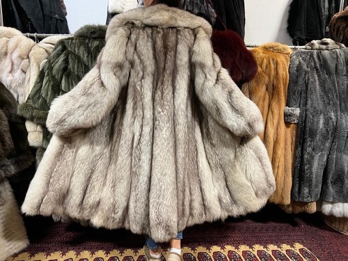 Manteau fourrure renard - en,