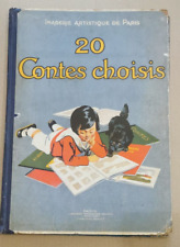 20 CONTES CHOISIS  IMAGERIE ARTISTIQUE de PARIS , Type Images D'Épinal/ QUANTIN 