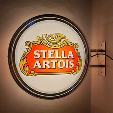 Stella Artois Beer Lighted