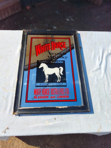 Publicité whisky white horse - white,