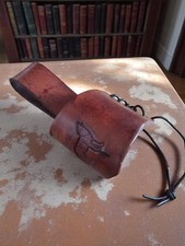 Boucle Chasse Vintage en Cuir