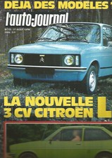 L'AUTO JOURNAL N°13 PEUGEOT 104 6CV / TOYOTA COROLLA LIFT-BACK / MOD. 1977