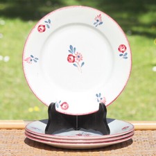 Lot de 4 assiettes plates
