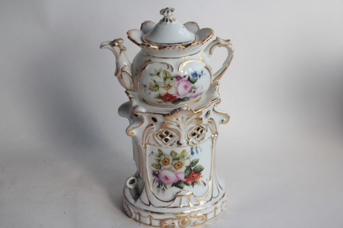 Tisanière porcelaine xixe - tisanière,