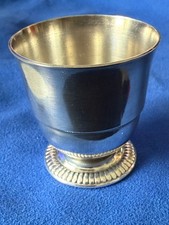 Coquetier ancien en argent massif – Philippe Berthier – poinçon PB au canard – X