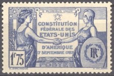Timbre France 357** Constitution des états Unis neuf sans Charnière