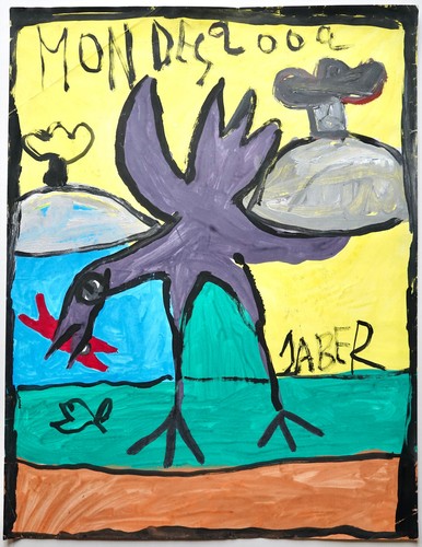 Jaber gouache originale - gouache, sur