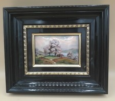 Tableau emaux sur - emaux, cuivre