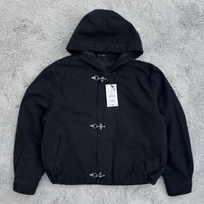 Viral Zara Fireman Clasp Hooded Jacket Shinzo Brandesbourgs Japandi Black - L
