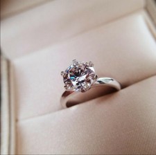 925 2CT R168 Bague fiançaille