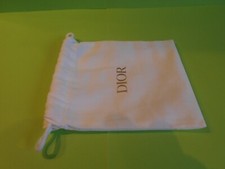 Dior pochon tissu blanc 15,5 x