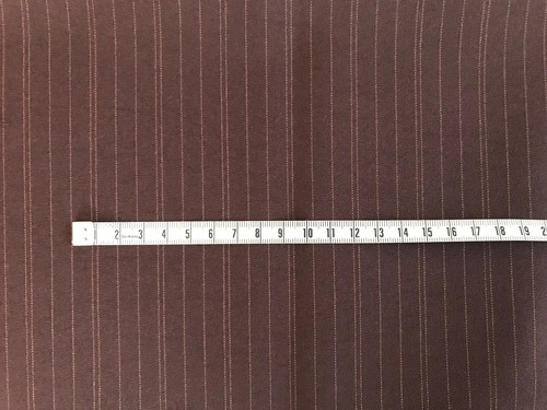 Coupon gabardine rayée - gabardine,