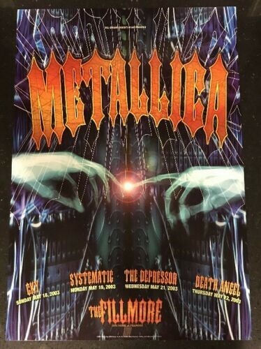 Affiche metallica au 22 - metallica,