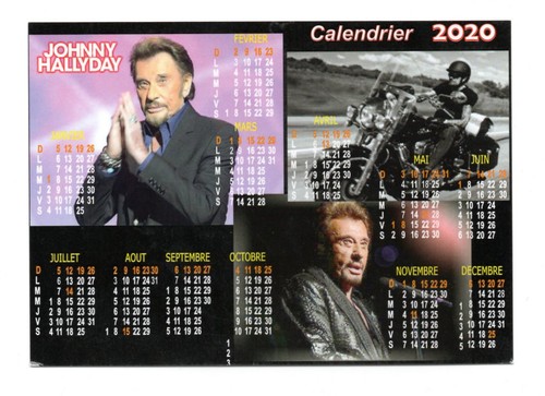 Johnny hallyday calendrier - johnny,