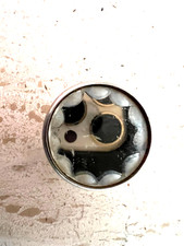 bouton miroir à facettes