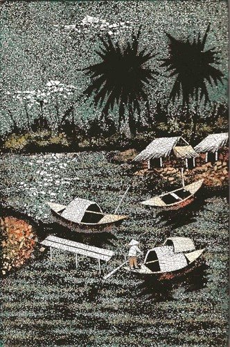 Tableau laque artisanat - artisanat, du