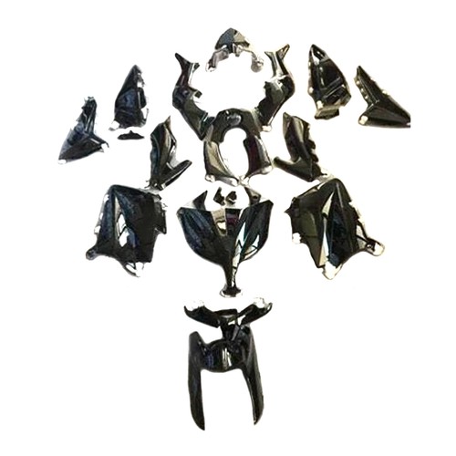 Kit carénages noirs peints - kit,