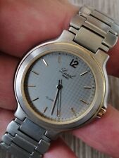 MONTRE HOMME VINTAGE WATCH LAVAL  CHIC CLASSIQUE 1990's QUARTZ PLAQUE OR/METAL