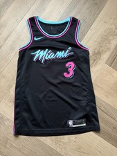 Maillot NBA Miami Heat Vice City Edition Wade noir Taille M/44