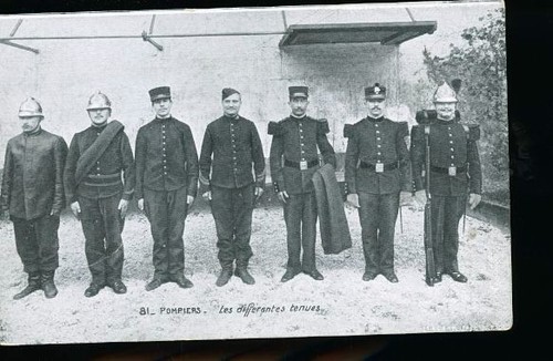 Paris pompiers differentes - pompiers,