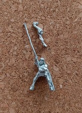 Warhammer Bretonnian Grail Knight Bearer Metal OOP B
