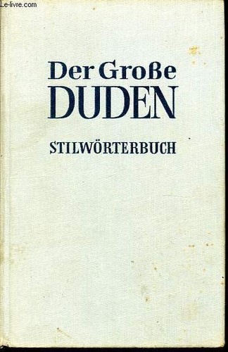 Duden band stilworterbuch - duden,