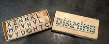 ANCIEN      JEU     DE   DIAMINO   TOUT   EN BOIS NATUREL   COMPLET