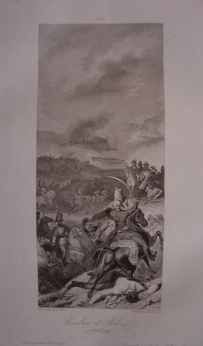 Grande gravure combat - grande,