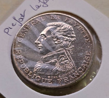 100 FRANCS ARGENT  PIEFORT