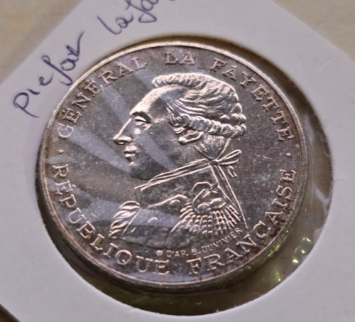 100 francs argent - 100,