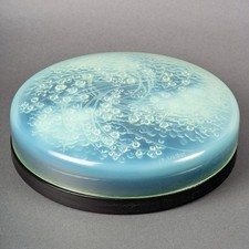 Boite Muguet Verre Vert Peppermint René Lalique Lily Of The Valley Box R.Lalique