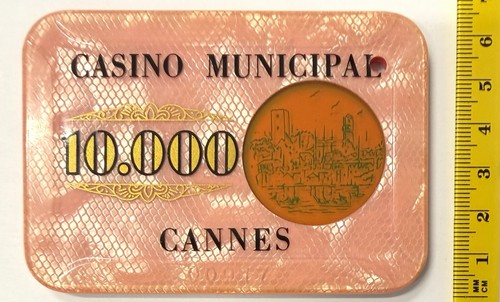 Plaque casino municipal cannes - casino,