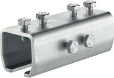 Helm Agricole Manchon Connexion Portail Coulissant Acier Rail de Roulement Woelm