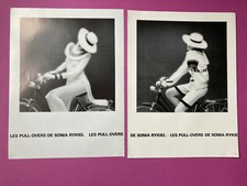 publicité Sonia Rykiel 1982 mode vintage 80s presse collection D. Issermann été
