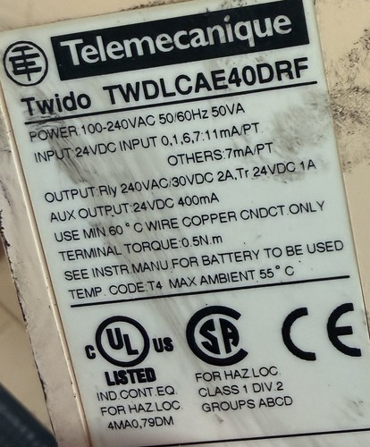 Twdlcae40drf automate twido - twdlcae40drf,