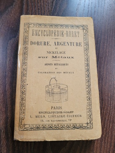 Encyclopédie roret dorure - encyclopédie,