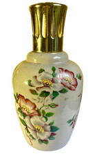 LAMPE BERGER  PARIS GRES  signée BREUGNOT 6  - décor  floral EGLANTINES - N°33