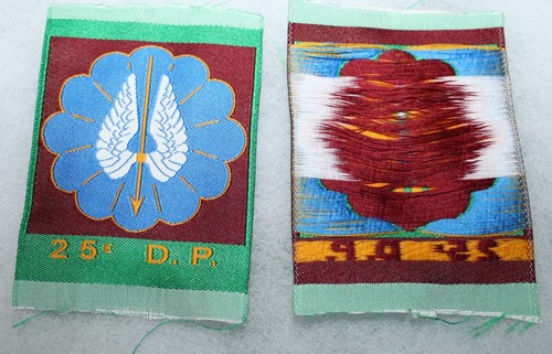Insigne 25e tissé be - de, dp