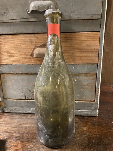 Bouteille ancienne cidre verre - bouteille,