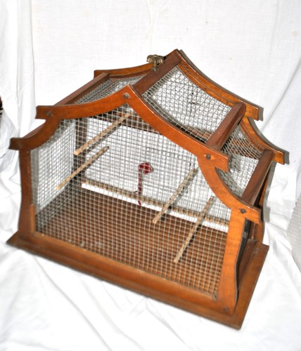 Grande cage oiseau vintage - à,