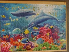puzzle 1000 pièces dauphins