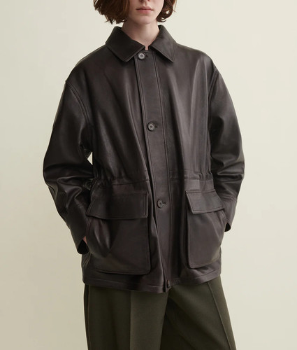 Veste femme cuir marron en - femme,