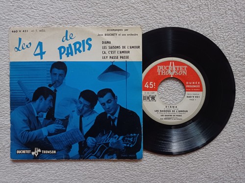 45t les quatre de paris - 7",