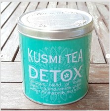 2017 KUSMI TEA Paris 1867 Green DETOX Box Vintage Art Nouveau France