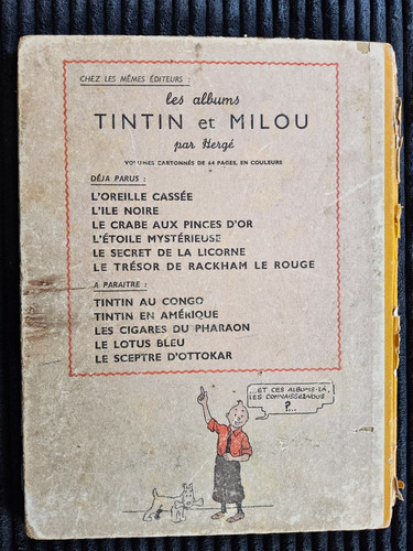 Tintin trésor de - -, le