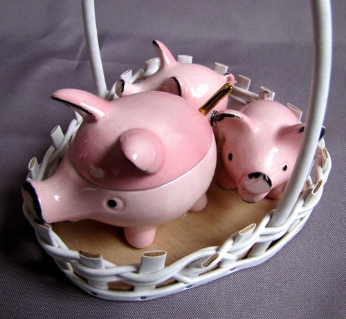 Sel poivre moutarde cochons - poivre,