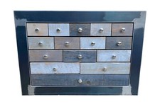 Commode design métal à 15 tiroirs pièce unique loftboutik