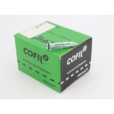 Boîte de 50 chevilles métalliques Placo à expansion avec vis de 6x52 mm